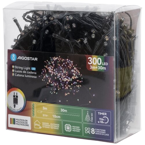 Aigostar led rgby spoljna božićna girlanda 300xLED/3,6W/230V 30m IP44 Slike
