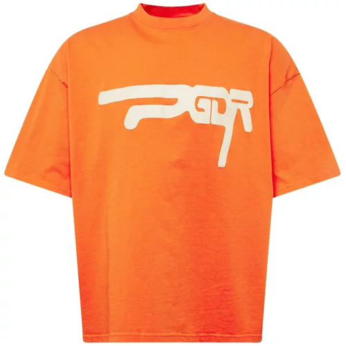 Pegador Majica 'ZERO' oranžno rdeča / bela