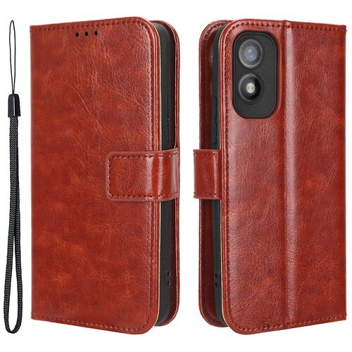 INORCO Za Itel A18 Crazy Horse Texture Wallet Case PU usnjeno stojalo Folio Flip Ovitek za telefon, (22033535) Cene