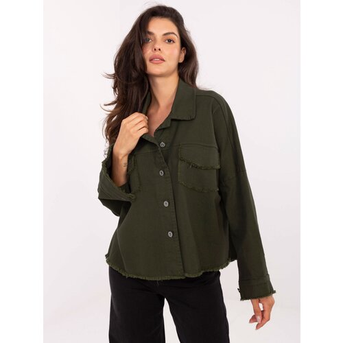RUE PARIS Shirt-IT-KS-FL5779.87-khaki Slike