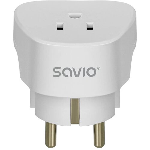 Savio AP-01 Travel Adapter, US socket – EU plug Cene