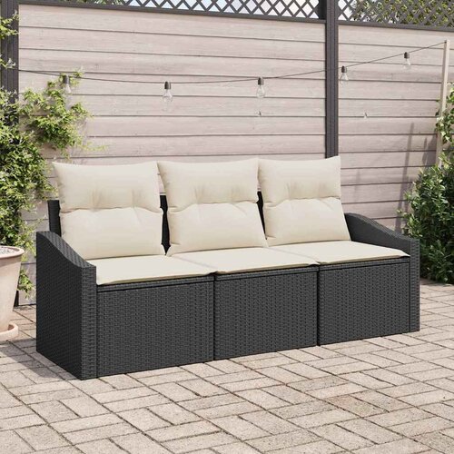  Set sofe 3 kom. Crna poliratan 178 x 62 x 85 cm Cene