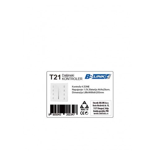Bb Link SKY DALJINSKI KONTROLER T21 CRNI Cene