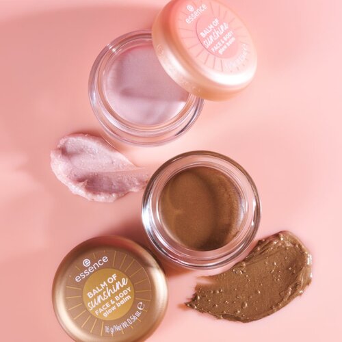 Essence BALM OF sunshine osvetljevalni balzam za obraz in telo odtenek 20 S&amp;eacute;duction du Soleil 16 g Slike