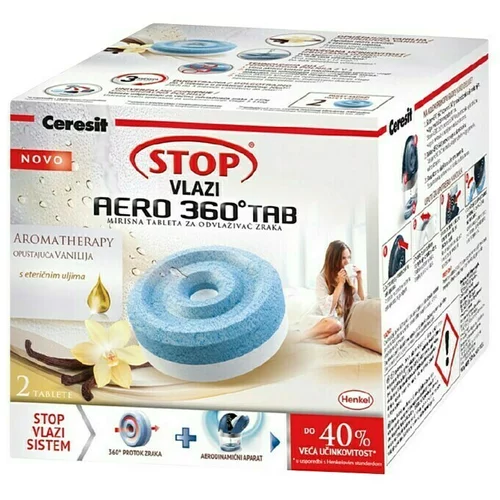 Ceresit Tablete za odvlaživanje zraka Stop Aero, 2 x 450 g miris vanilija (Svojstva mirisa: Poput etera)