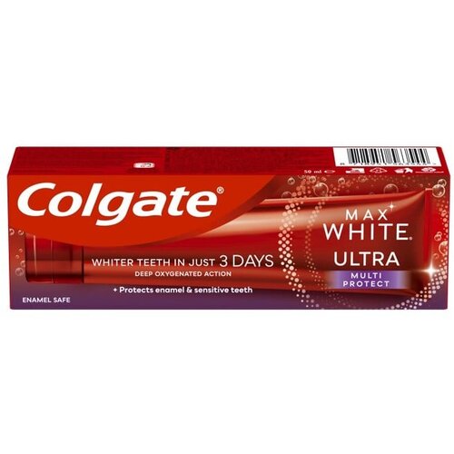 Colgate Max White Ultra Multi Protect zobna pasta za beljenje zob 50 ml Cene
