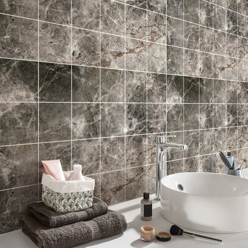 Ambiance Komplet nalepk za plo&amp;scaron;čice 24 kosov 15x15 cm Marble Tiles Venezia - Ambiance Slike