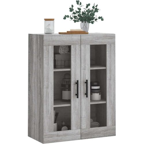 VidaXL Stenska omarica siva sonoma 69,5x34x90 cm Slike