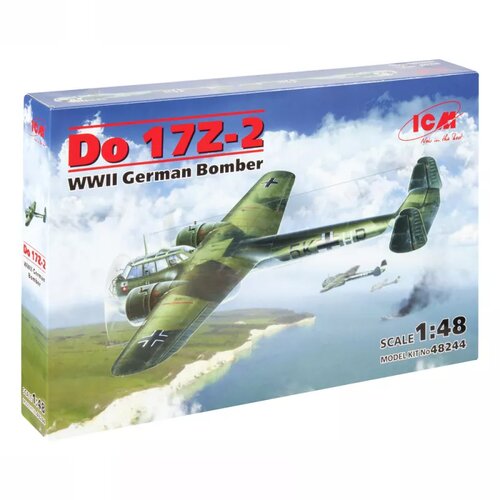 ICM model kit aircraft - do 17Z-2 wwii german bomber 1:48 Slike