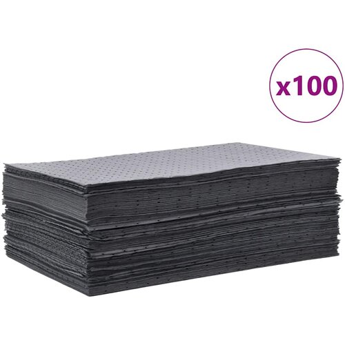  Jastučići za upijanje ulja 100 kom sivi 40x50 cm Slike