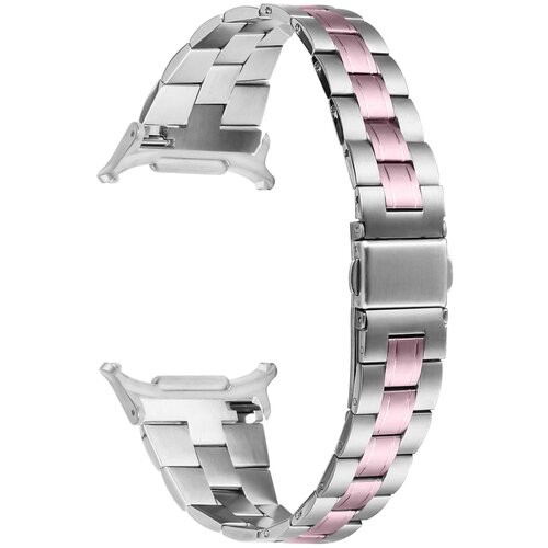 INF kompatibilen z samsung galaxy Watch8 trak iz nerjavečega jekla s trojnimi povezavami pink, (5000085998) Cene