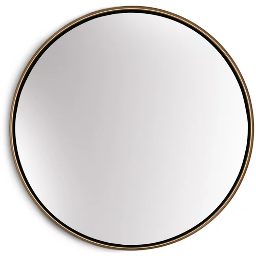 Casa Chic Fournier Stensko ogledalo s kovinskim okvirjem okroglo 58,8 x 58,8 cm