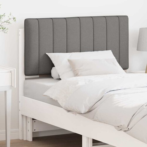  Tapecirani uzglavlje s uzglavljem Bijela i svijetlo siva 90 cm Cijene