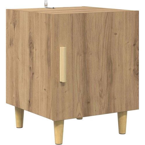  Noćni ormar Zidne 2 pcs Umjetnički hrast 40 x 40 x 50 cm Slike