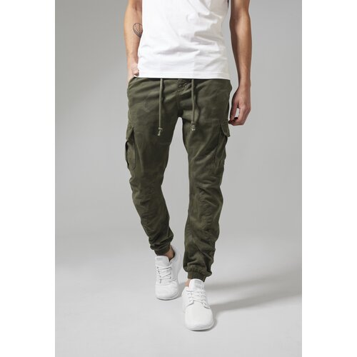 Urban Classics Camo Cargo Jogging Pants olive camo Slike