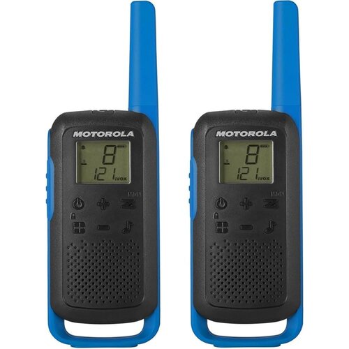 Motorola Radio stanice walkie talkies T62 set 2/1 plavi Cene