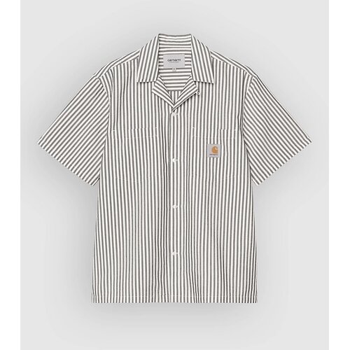 Carhartt WIP Leavel Srajca leavel stripe / black / wax Slike