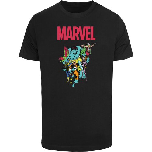 Merchcode Men&amp;#039;s T-shirt Marvel Universe Avengers Pop Group black Slike