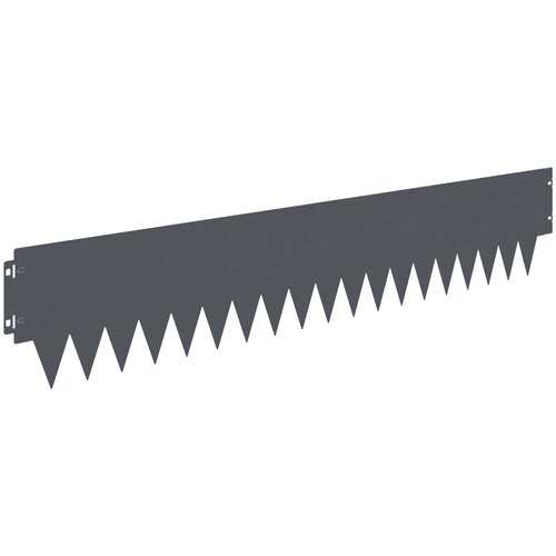 vidaXL Robovi trave 20 pcs 103 x 20 cm jeklo Antracit, (5000301552) Cene