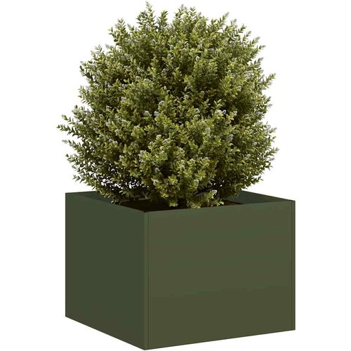 vidaXL Sadilica maslinastozelena 40x40x30 cm od čelika Cene