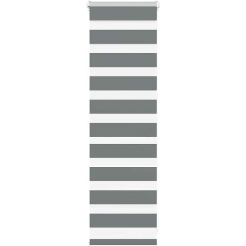 vidaXL Zebra senčilo temno sivo 50x100 cm tkanina širina 45,9 cm Cene