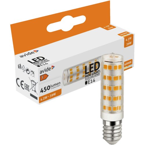 Avide LED sijalica ABJD14NW-4.2W-B, 4.2W, E14, 4000K, IP20 Slike