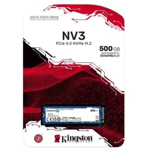 Kingston SNV3S/500G 5000MBs/3000MBs SSD M.2 NVME 500GB Cene