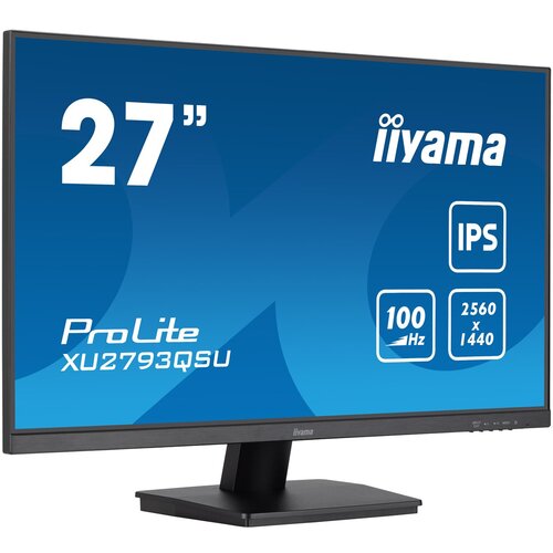 Iiyama ProLite 27” QHD IPS technology panel with USB hub and 100Hz refresh rate Cijene