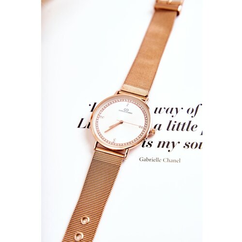 Kesi Women&amp;#039;s Analog Watch Giorgio &amp;amp; Dario With Cubic Zirconia Rose Gold Slike