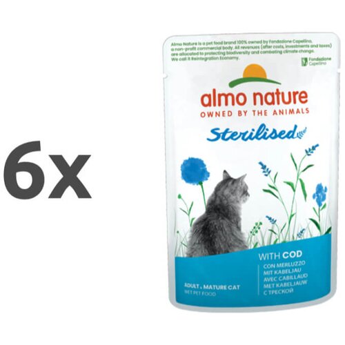 Almo Nature Holistic Sterilised - polenovka - 70 g 6 x 70 g Cene