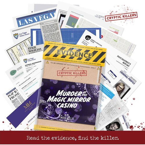  Detektivska igra - Murder at the Magic Mirror Casino - Cryptic Killers T3.5 Slike