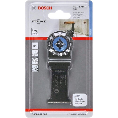 Bosch BIM list testere za uranjanje AIZ 32 AB Metal 32 x 50 mm - pakovanje od 5 komada - 2608661908 Slike
