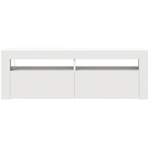  ormarić s LED svjetlima bijeli 120 x 35 x 40 cm Slike