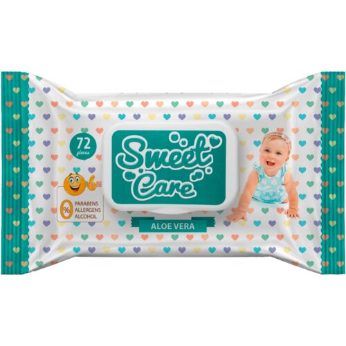 Nepoznato Vlažne maramice SWEET CARE Aloe vera 72kom Cene