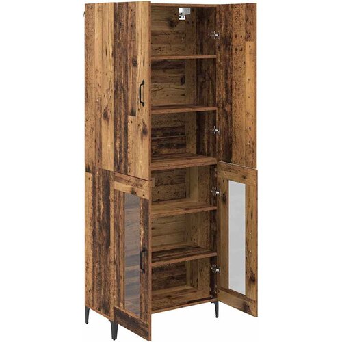  Highboard Staro drvo 69,5 x 34 x 180 cm Konstruirano drvo Slike