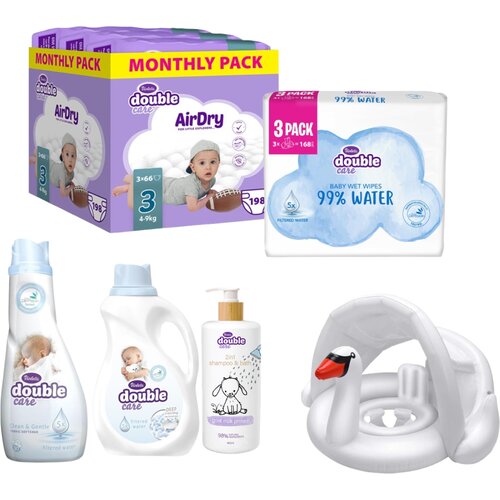 Violeta Paket za bebe, 5 proizvoda+ &Scaron;lauf za decu Labud, Beli Cene