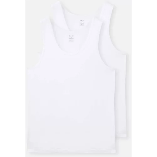 Dagi 2-Pack White Micro Modal Undershirt