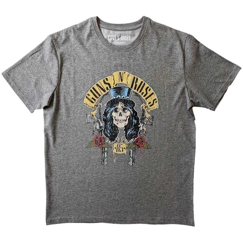 Guns N' Roses Majica Slash '85 Unisex Grey M