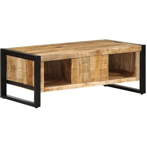 VidaXL Stol za kavu 90x50x36 cm Puno grubo drvo Mango Slike