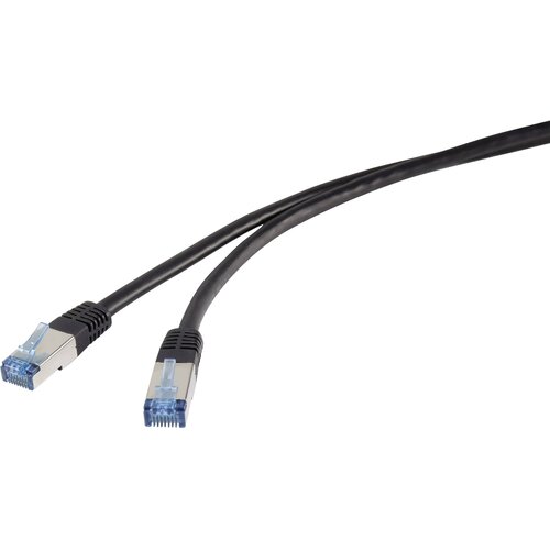 Renkforce RF-4673696 RJ45 omrežni kabel\, Patch kabel CAT 6a S/FTP 20.00 m črna UV odporen 1 kos, (20419162) Cene