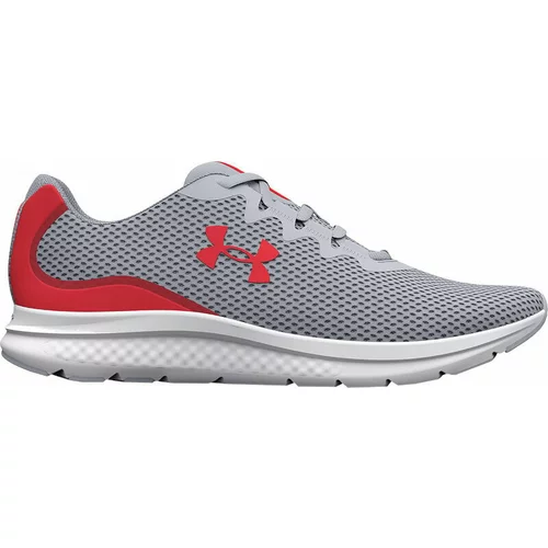 Under Armour UA Charged Impulse 3 Running Shoes Mod Gray/Radio Red 43