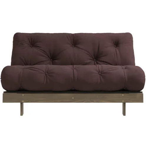 Karup Design Tamno smeđa sklopiva sofa 140 cm Roots –
