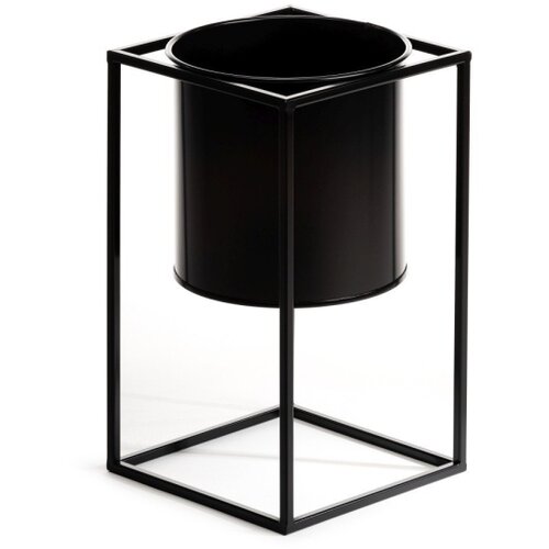  Stalak za cveće RING 40x23 cm, crne boje Slike