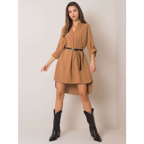 Italy Moda Dress-DHJ-SK-5766.18X-Light Brown Cene