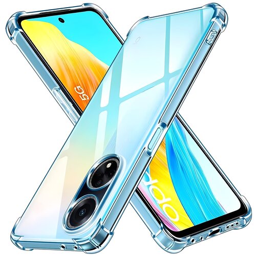 Techsuit Silikonski ovitek z ojačanimi robovi za Oppo A98 5G - Prozorna Cene