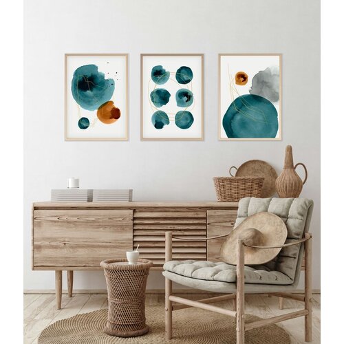 Wallity Uokvirena slika Huhu117, 20x30 cm, 3 dijela Cene