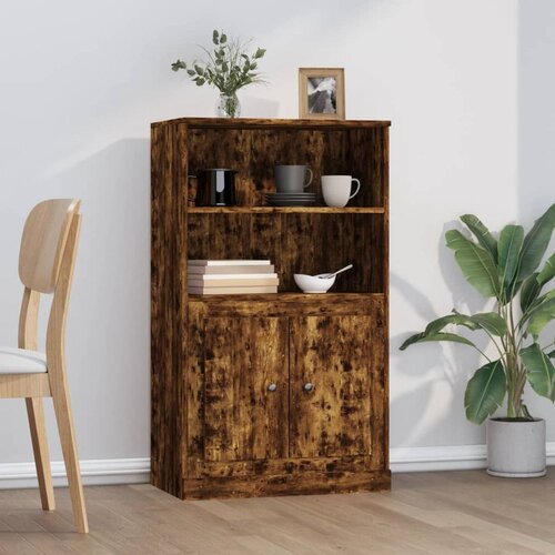  Visoka omara dimljen hrast 60x35,5x103,5 cm inženirski les Cene