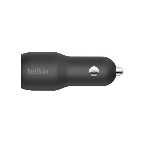 Belkin avtopolnilec CCD001BT1MBK, usb-a 24 w + kabel lightning Slike