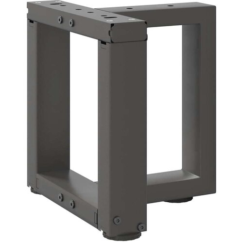  Noge za klubsko mizico v obliki črke T 2 kosa antracit 30x25x(30-31) cm jeklo Cene