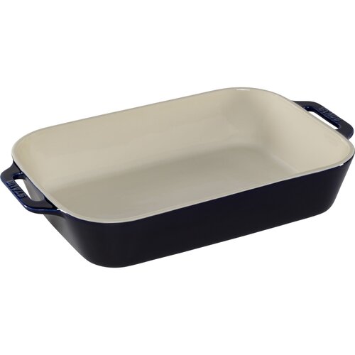 Staub Rectangular Dish Ceramic, dark blue, 34x24x7.6 Cijene